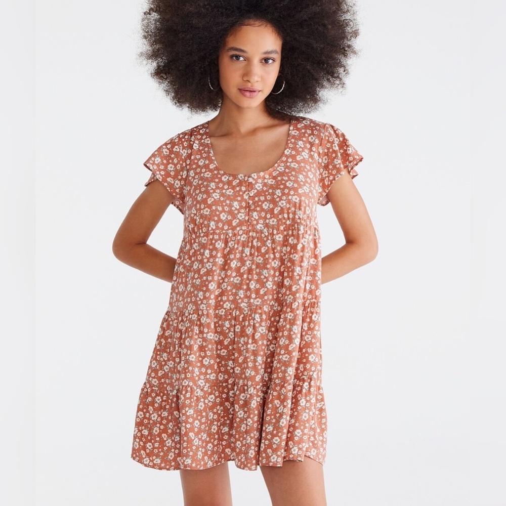 Aeropostale Floral Babydoll Dress